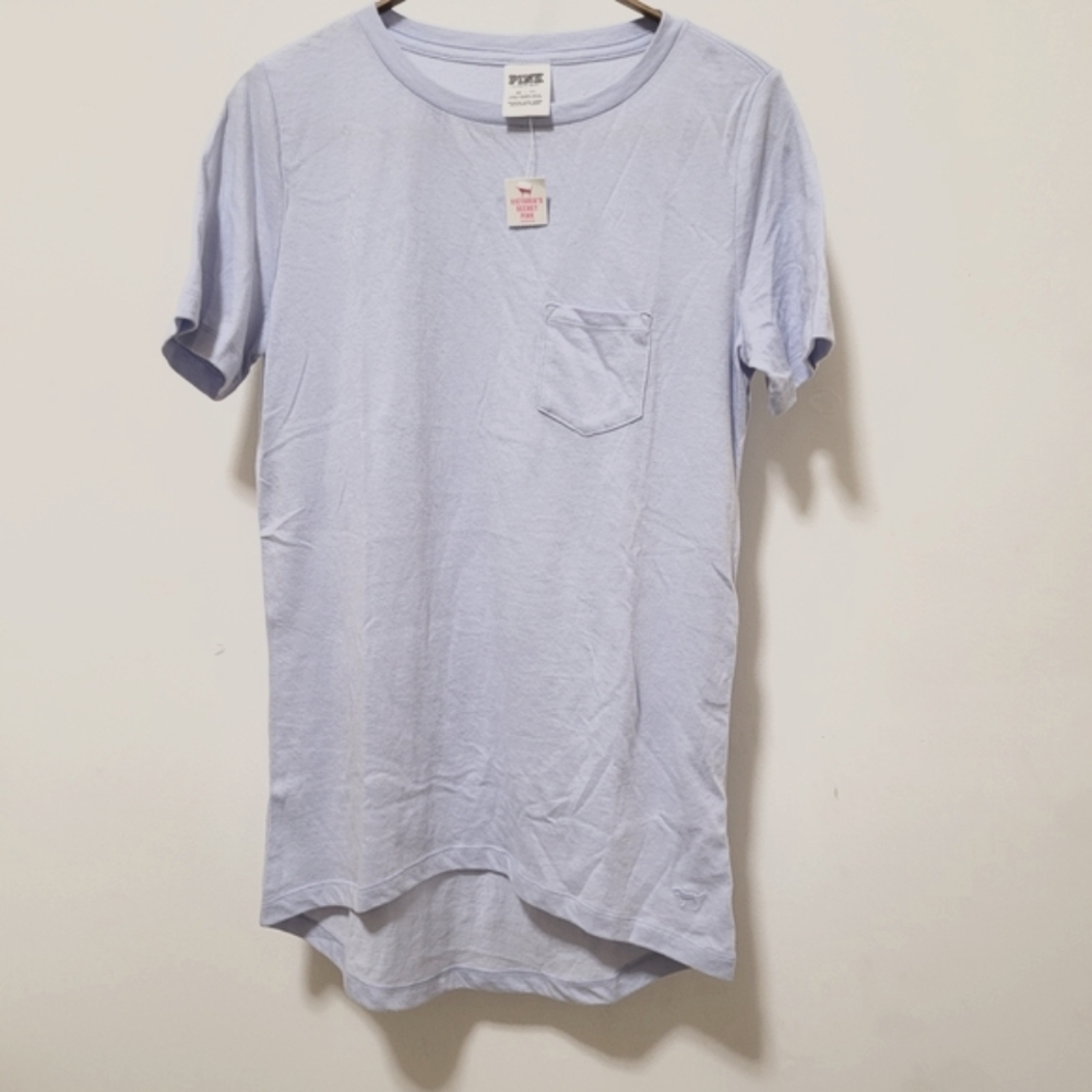 New VS PINK Longline Pocket Tee